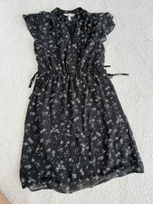 H&M FRILL SLEEVE DRESS SIZE S
