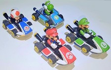 Super Mario Luigi Toad Yoshi - Set Of Carrera GO 1:43 Slot Cars - Fully Working