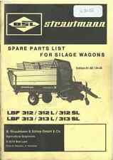 Strautmann Trailer Silage Wagon LBF312 LBF313 Forager Operators Manual