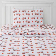 Fire Engine Truck Kids Sheet