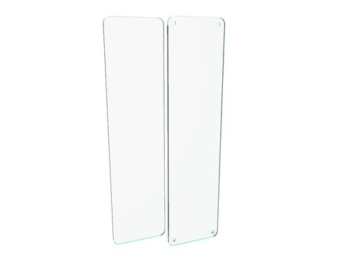 Door push plate acrylic - door,