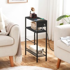 Side Table w/Charging Station