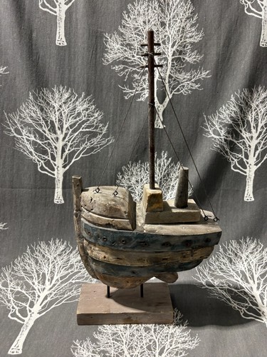 Funky ship boat model ornament - ship/boat,
