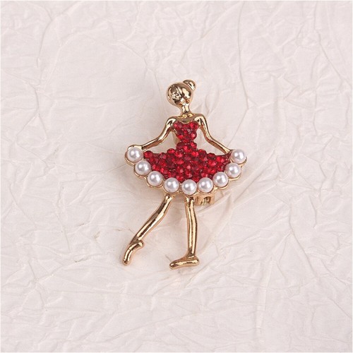 Imitation pearls red - red, ballerina