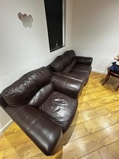 Leather Sofa Set 3-Seater
