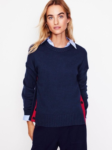 Boden zia navy blue - blue, red