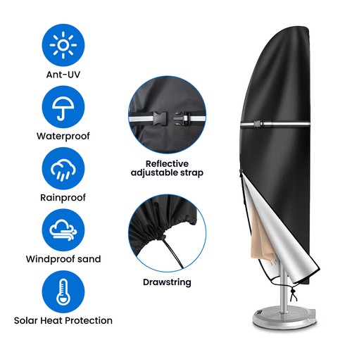 Garden cantilever parasol - garden,