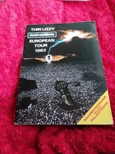 THIN LIZZY THUNDER AND LIGHTNING EUROPEAN TOUR 1983 PROGRAMME Pre-owned 