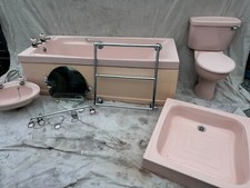  Pink 1960s Bathroom Suite Barbie Pink