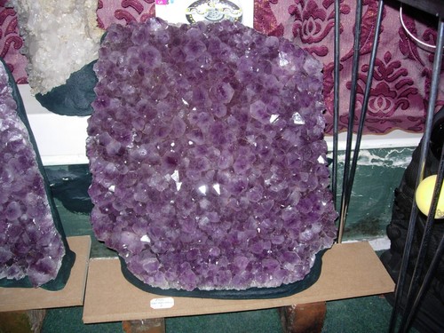 Amethyst geode huge slab - amethyst,