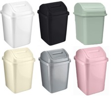 5L Bathroom Bin Swing Top Dust