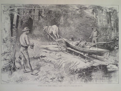Canoeing the north woods a - canoeing, in