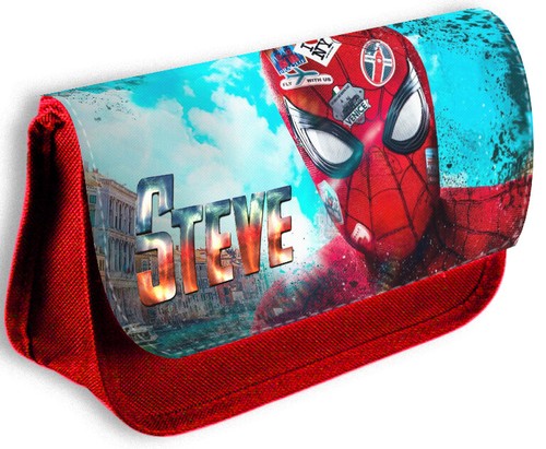 Personalised red pencil case - pencil,