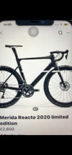 Merida Reacto 2020 limited Edition S black womens road bike excellent condition
