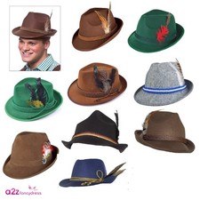 Adult Mens Womens Bavarian Oktoberfest German Beer Festival Party Hats