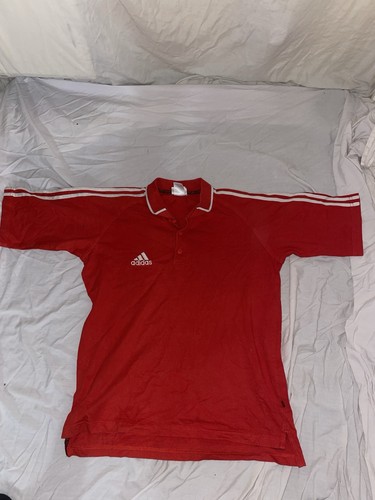 Red adidas men polo - men’s, shirt