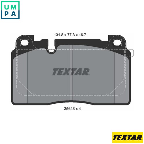 Brake pad set - disc,