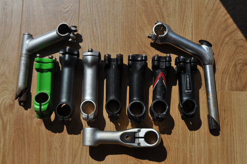Job lot mixed bike - 10, stems