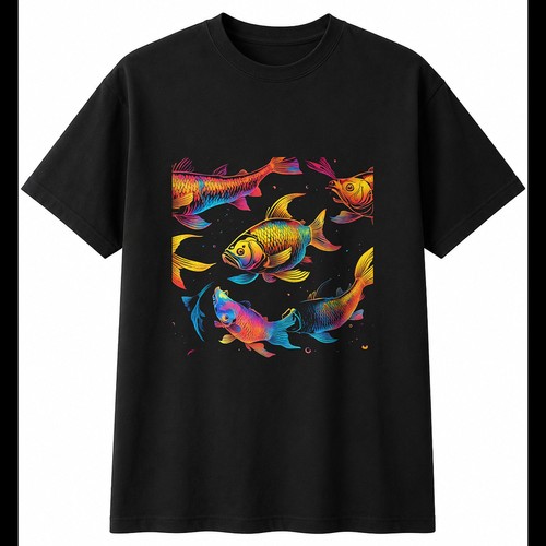 Colourful ghost carp - colourful,