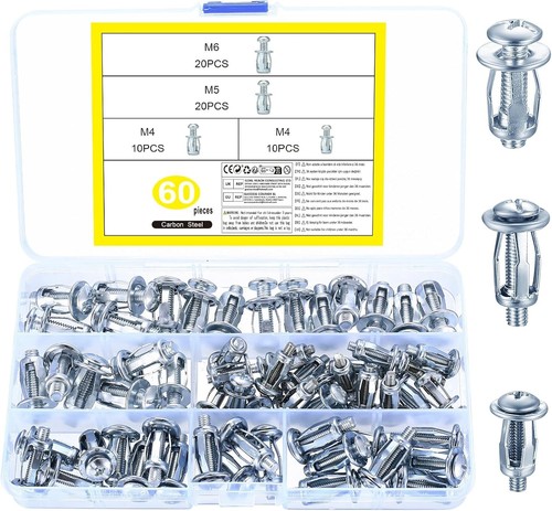 Pcs jack nuts - 60, m5