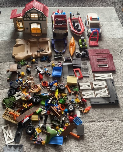 Bundle joblot of playmobil - joblot,