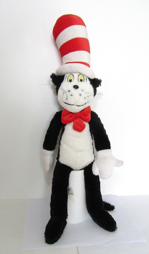 Cat the hat plush soft - cat,