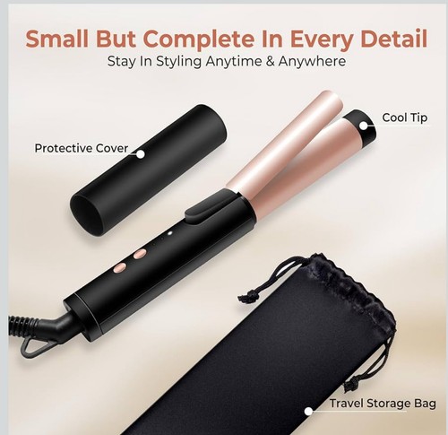 Hair curling wand tongs small - curling,