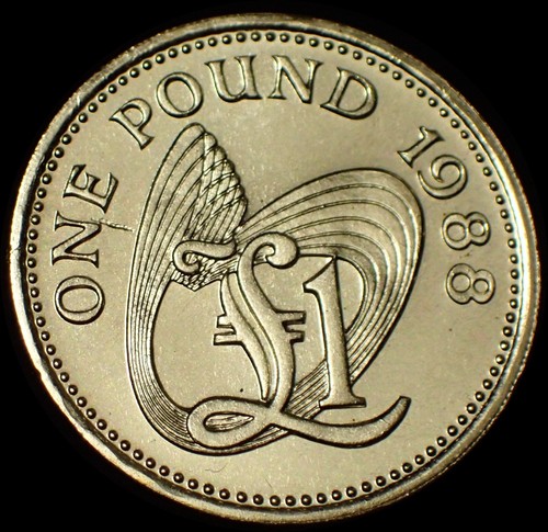 Guernsey one pound 1988 - guernsey,