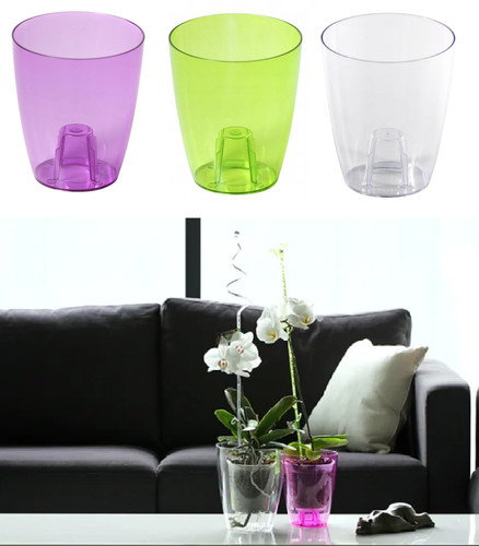 Plant orchid pot plastic - plastic, 3