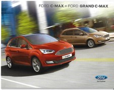 Ford C-Max & Grand C-Max 2015-2016 UK Market Sales Brochure Zetec Titanium X
