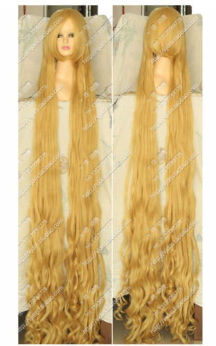Blonde tangled rapunzel 200cm - blonde,
