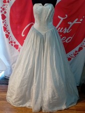 Wedding dress size 10 silver