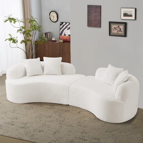 Curved seater compact sofa - 4-seater,