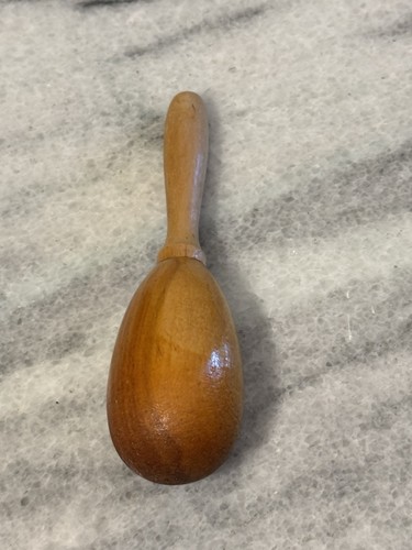 Vintage wooden darning egg - vintage,