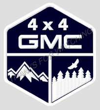 GMC 4 x 4 EMBROIDERED PATCH
