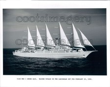 1990 Club Med 1 Sailboat Cruise Ship Press Photo