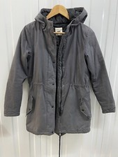 Vans Grey Hooded Coat XS 