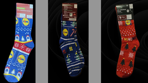 Lidl christmas socks adult - lidl, socks,