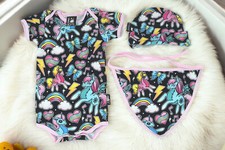 Six Bunnies Rainbow Unicorns