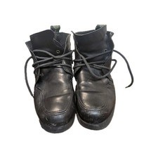 Vintage Nicholas Deakins Black Leather Boots UK 7 Ladies - See Description 