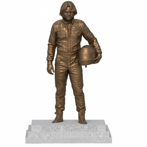 Keke rosberg statue - keke,