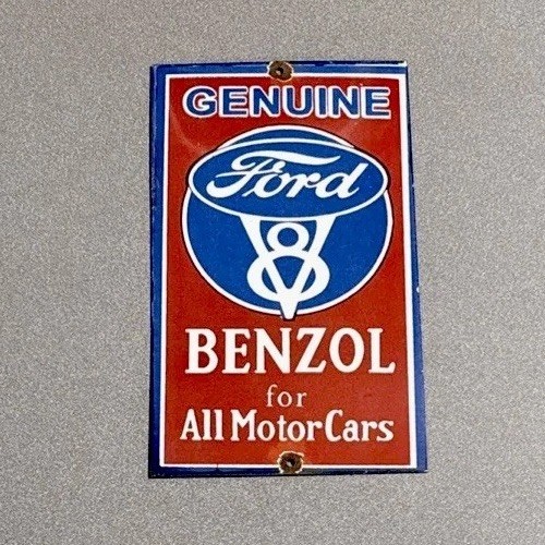 Vintage ford benzol v8 - benzol,