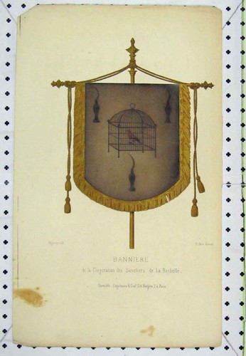 Original old antique - antique, print