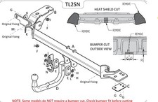 Towtrust Swan Neck Towbar For