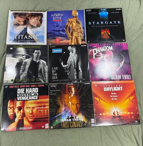 Laser disc movie collection - disc,