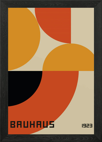 Bauhaus 1923 framed wall art - framed,