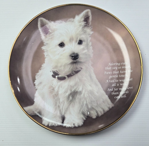 Danbury mint westie porcelain - danbury,