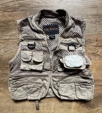 Rio Bravo Mesh Fly Fishing Gorpcore Vest Multi Pocket Utility Khaki Outdoor Gear