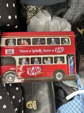 Collectible metal storage container “Kit Kat” brand, bus design