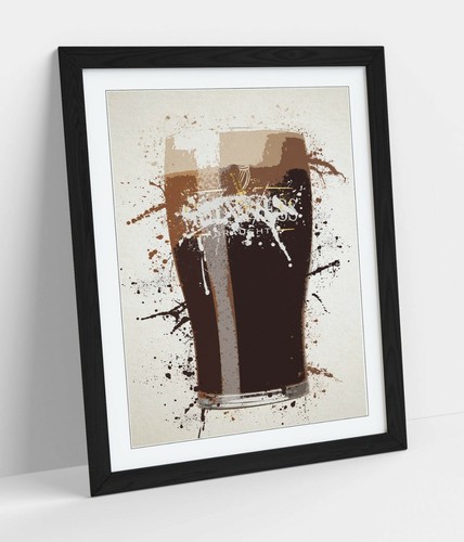 Guinness style splash art - guinness,